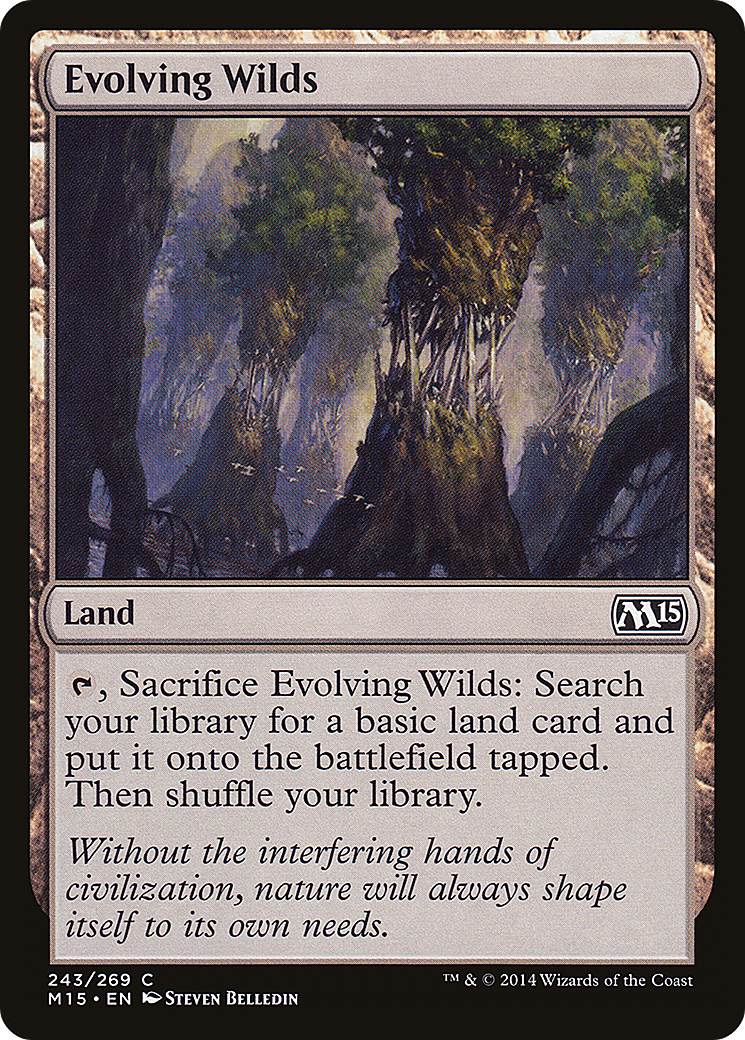Evolving Wilds (M15-243) (Foil)