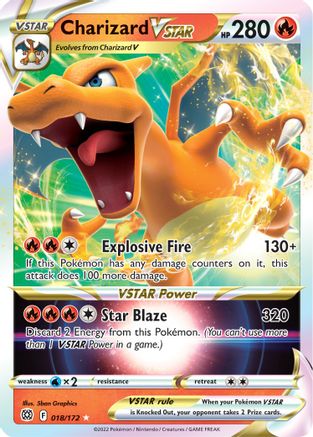 Charizard VSTAR (BRS-018) (Holofoil)
