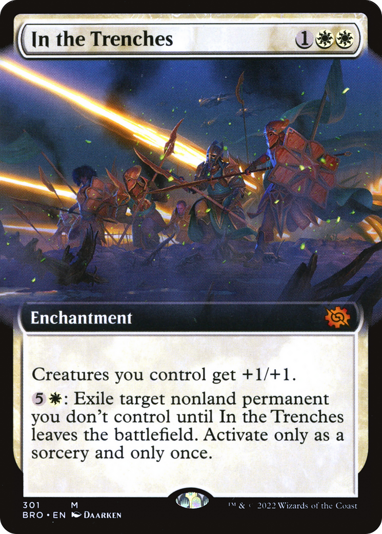 In the Trenches (BRO-301) (Extended Art) (Foil)