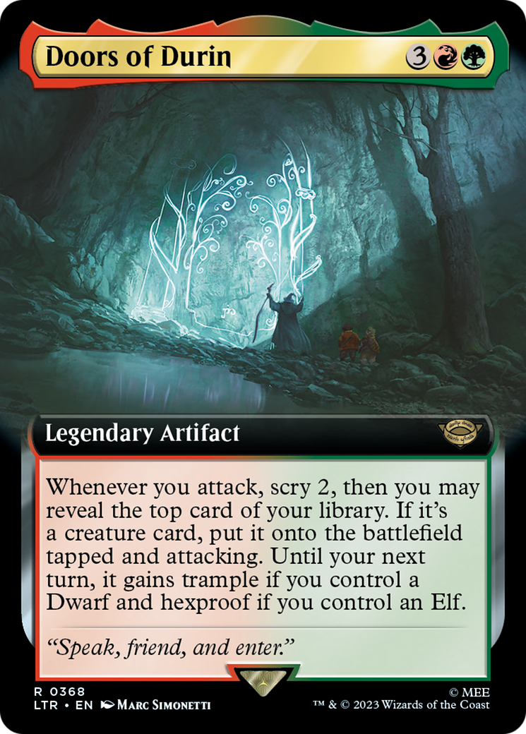 Doors of Durin (LTR-368) (Extended Art) (Foil)