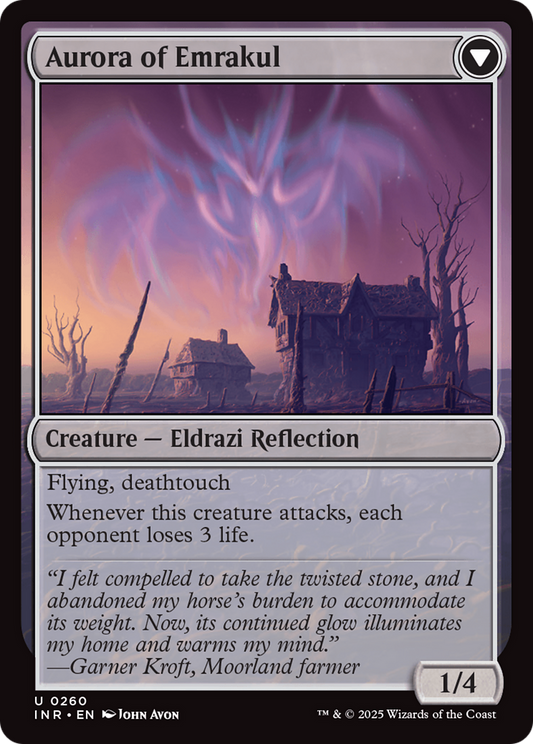 Cryptolith Fragment // Aurora of Emrakul (INR-260) (Foil)