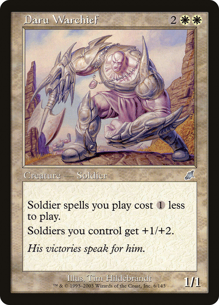 Daru Warchief (SCG-006) (Foil)