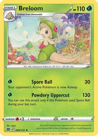 Breloom (BRS-004) (Reverse Holofoil)