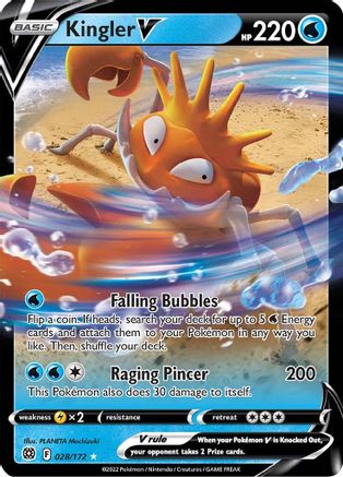 Kingler V (BRS-028) (Holofoil)