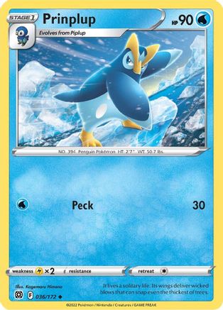 Prinplup (BRS-036) (Reverse Holofoil)