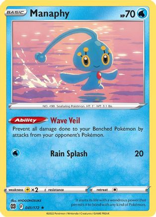 Manaphy (BRS-041) (Reverse Holofoil)