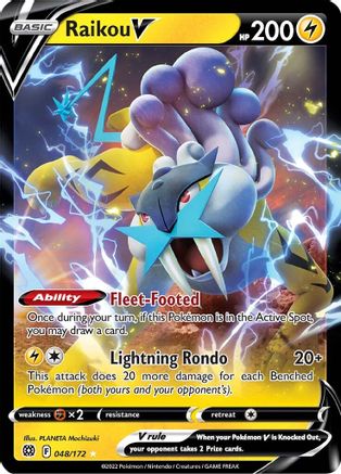 Raikou V (BRS-048) (Holofoil)