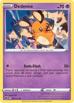 Dedenne (BRS-067) (Reverse Holofoil)