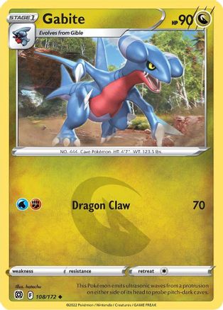 Gabite (BRS-108) (Reverse Holofoil)