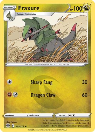Fraxure (BRS-111) (Reverse Holofoil)