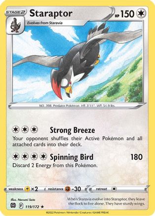 Staraptor (BRS-119) (Reverse Holofoil)