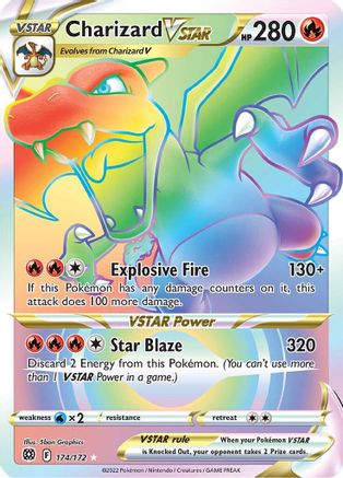Charizard VSTAR (Secret) (BRS-174) (Holofoil)