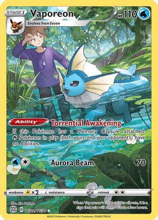 Vaporeon (BRS:TG-TG02) (Holofoil)