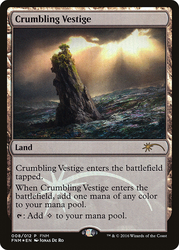 Crumbling Vestige (FNM-008) (Foil)