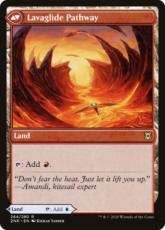 Riverglide Pathway // Lavaglide Pathway (ZNR-264) (Foil)