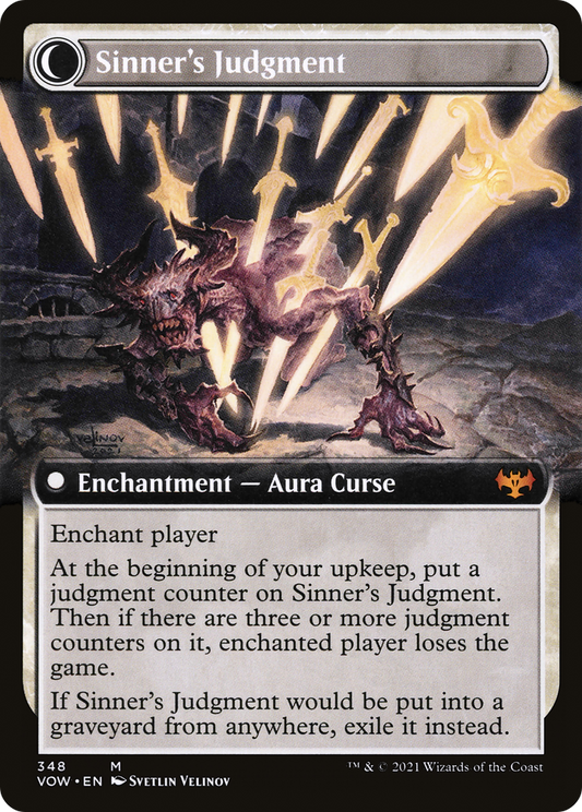 Faithbound Judge // Sinner's Judgment (VOW-348) (Extended Art) (Foil)