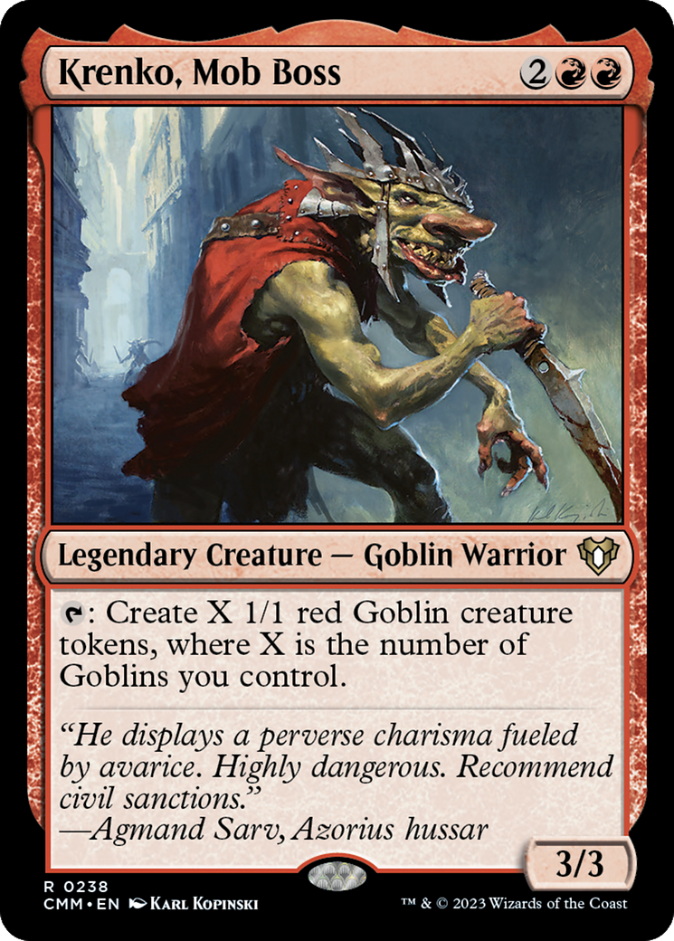 Krenko, Mob Boss (CMM-238) (Foil)