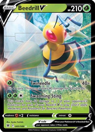 Beedrill V (ASR-001) (Holofoil)