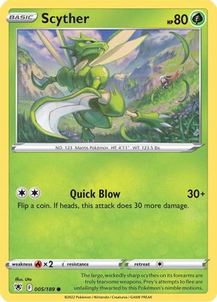 Scyther (005) (ASR-005) (Reverse Holofoil)