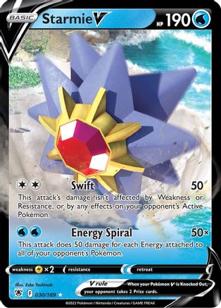 Starmie V (ASR-030) (Holofoil)