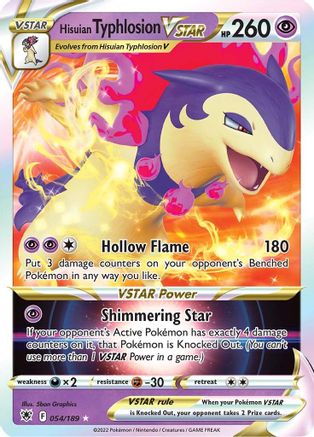 Hisuian Typhlosion VSTAR (ASR-054) (Holofoil)