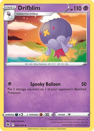 Drifblim (ASR-064) (Reverse Holofoil)