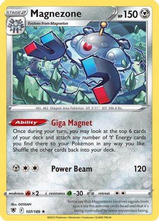 Magnezone (ASR-107) (Reverse Holofoil)