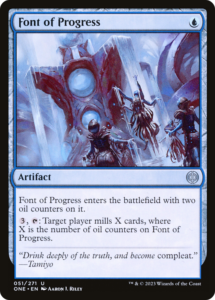 Font of Progress (ONE-051) (Foil)