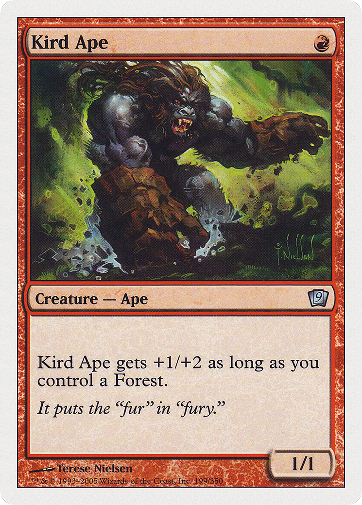 Kird Ape (9ED-199★) (Foil)