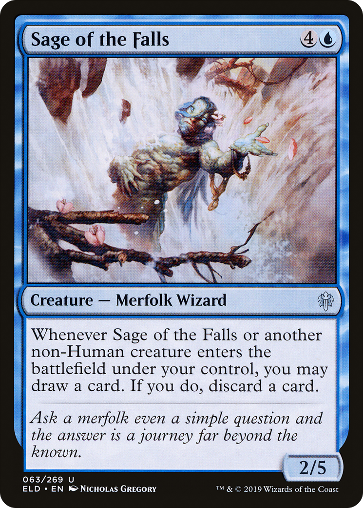Sage of the Falls (ELD-063) (Foil)