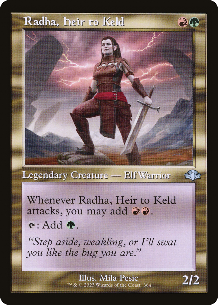 Radha, Heir to Keld (DMR-364) (Foil)