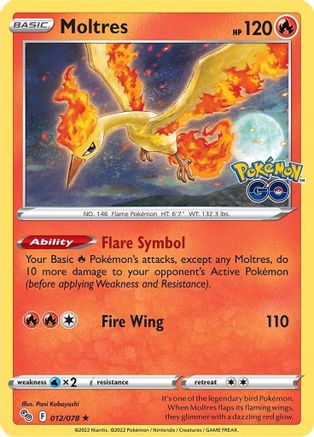 Moltres (PGO-012) (Reverse Holofoil)