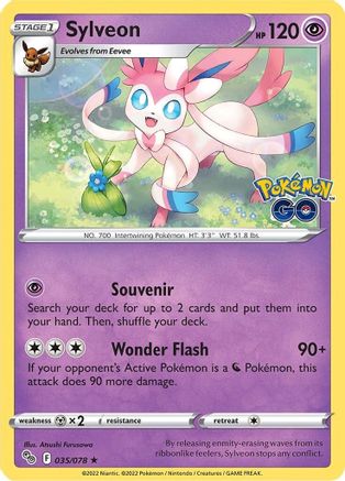 Sylveon (PGO-035) (Reverse Holofoil)