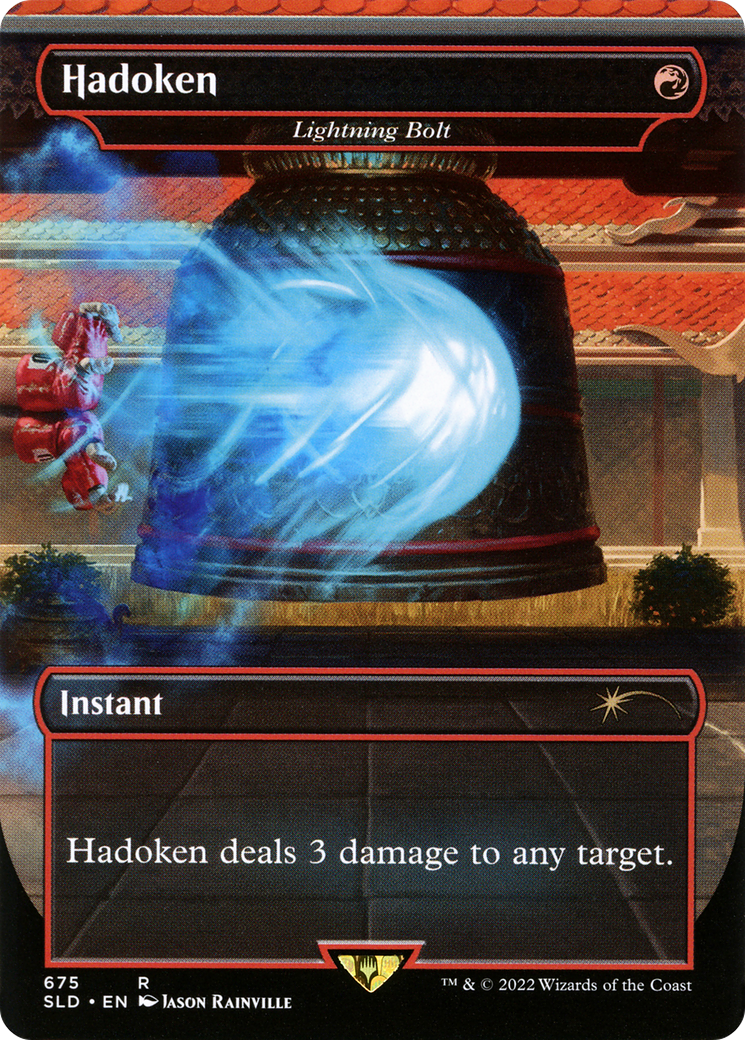Hadoken / Lightning Bolt (SLD-675) (Borderless) (Foil)