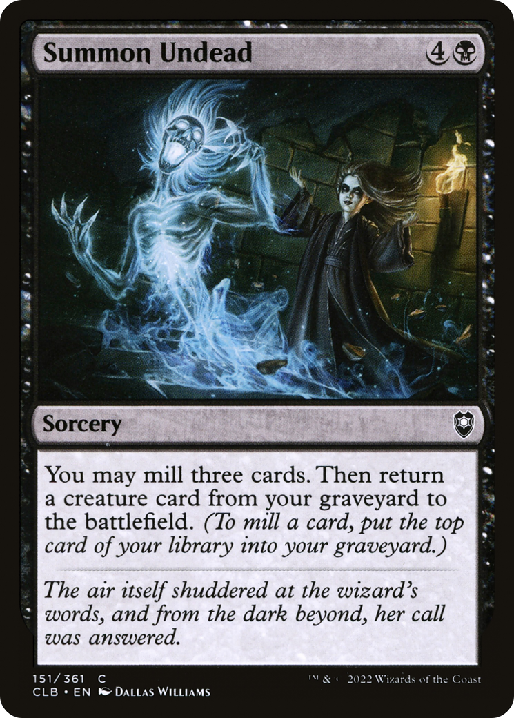 Summon Undead (CLB-151) (Foil)