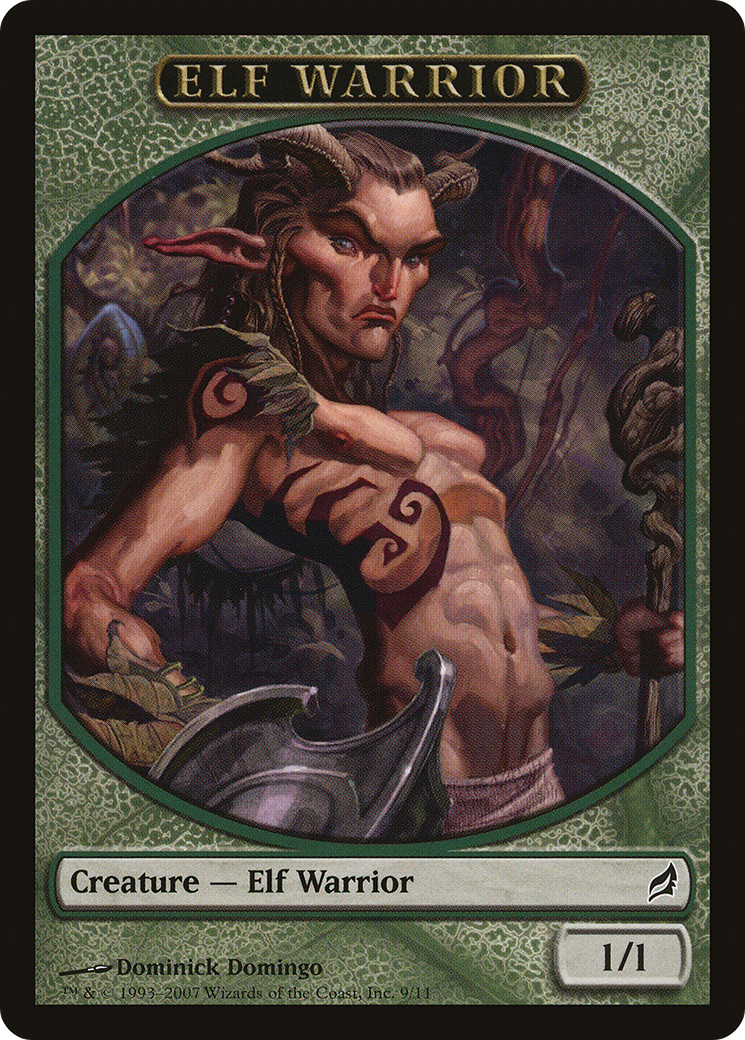 Elf Warrior Token (LRW-009)