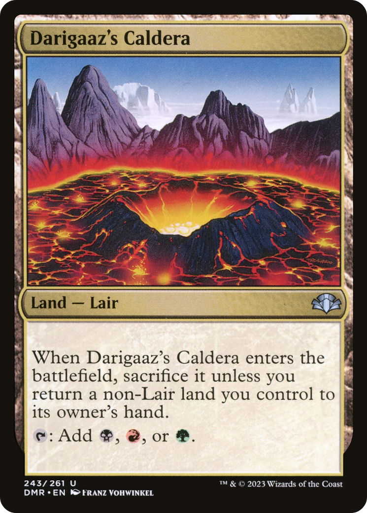 Darigaaz's Caldera (DMR-243) (Foil)