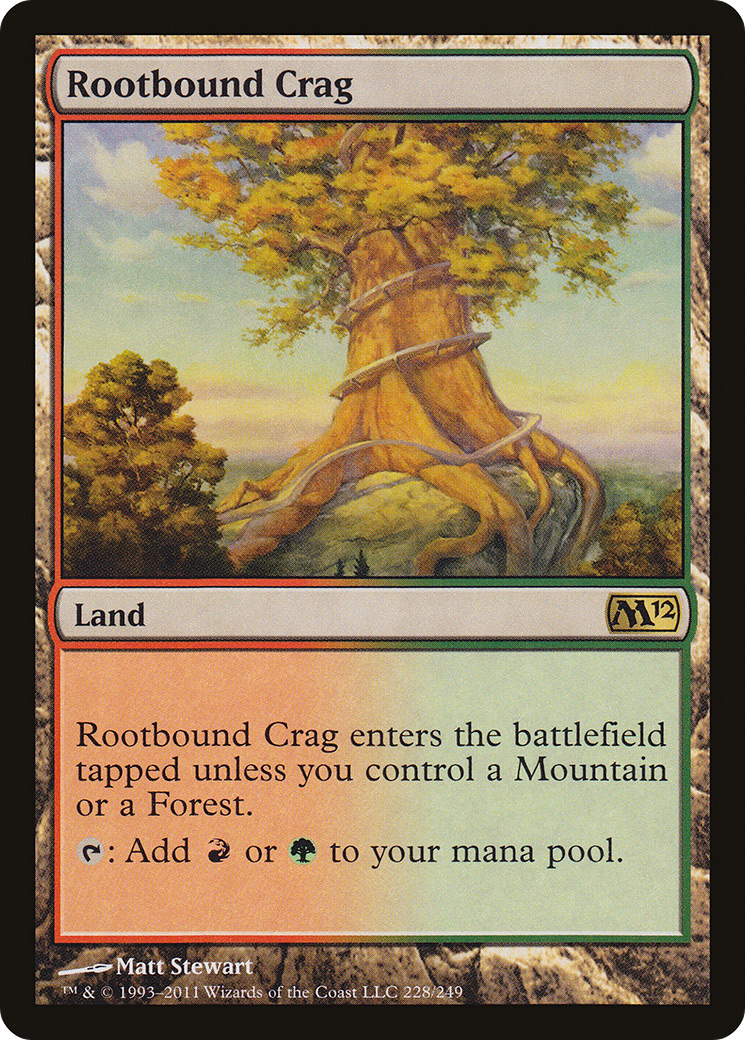 Rootbound Crag (M12-228) (Foil)