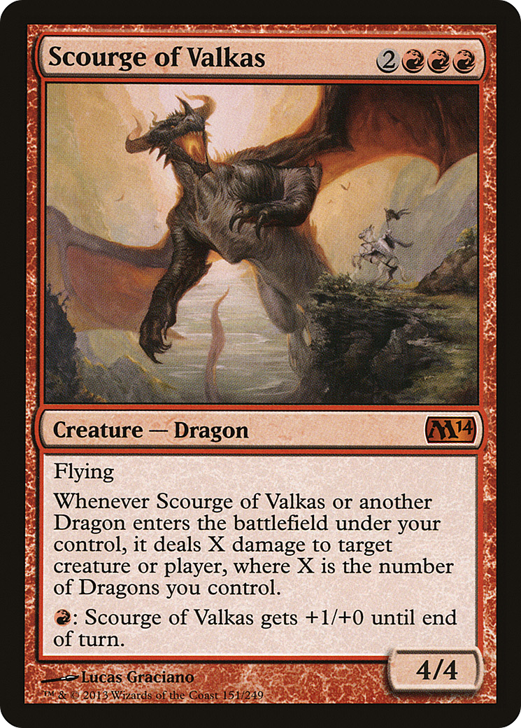 Scourge of Valkas (M14-151) (Foil)