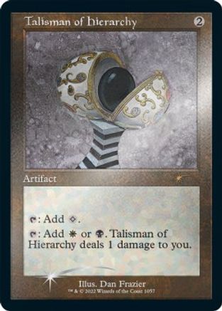 Talisman of Hierarchy (Retro Frame) (Foil Etched) (SLD-1057) (Foil)