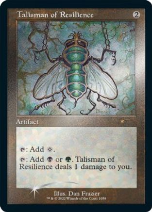 Talisman of Resilience (Retro Frame) (Foil Etched) (SLD-1059) (Foil)