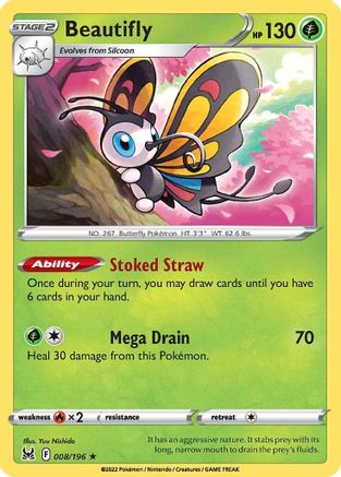 Beautifly (LOR-008) (Holofoil)