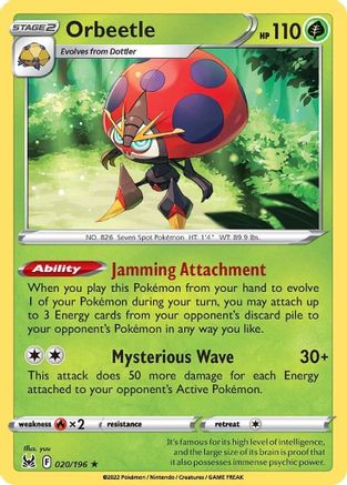 Orbeetle (LOR-020) (Reverse Holofoil)