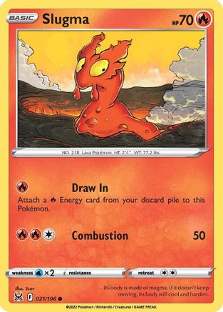 Slugma (LOR-021) (Reverse Holofoil)