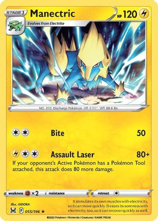 Manectric (LOR-055) (Reverse Holofoil)