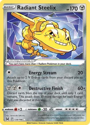 Radiant Steelix (LOR-124) (Holofoil)