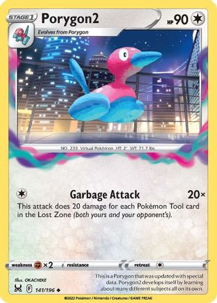 Porygon2 (LOR-141) (Reverse Holofoil)