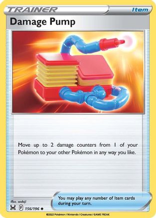 Damage Pump (LOR-156) (Reverse Holofoil)