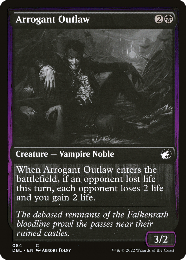 Arrogant Outlaw (DBL-084) (Foil)