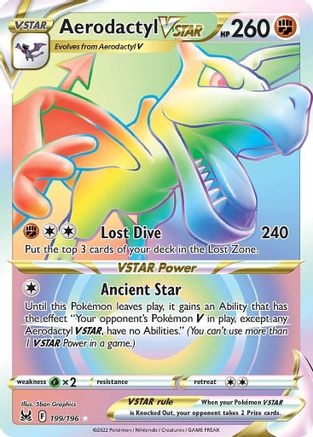 Aerodactyl VSTAR (Secret) (LOR-199) (Holofoil)